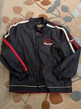 Vintage Essex Chevrolet Racing NASCAR Windbreaker Jacket